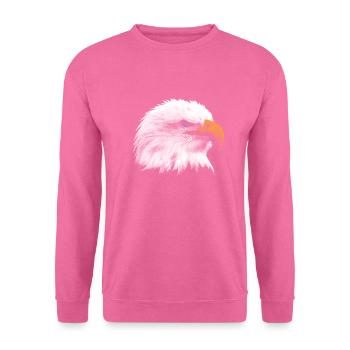 Bald eagle - Unisex Sweatshirt - pink - Front