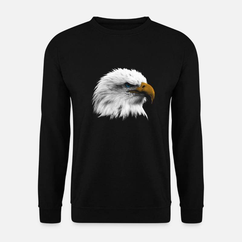 Weißkopfseeadler - Unisex Pullover - Schwarz