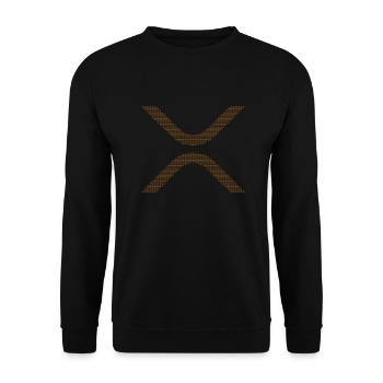 XRP - Unisex Sweatshirt - black - Front - Alina (178cm) & Michal (187cm)