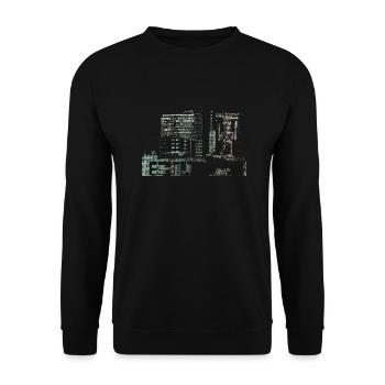 Building Art Brazilian - Unisex Sweatshirt - black - Front - Alina (178cm) & Michal (187cm)