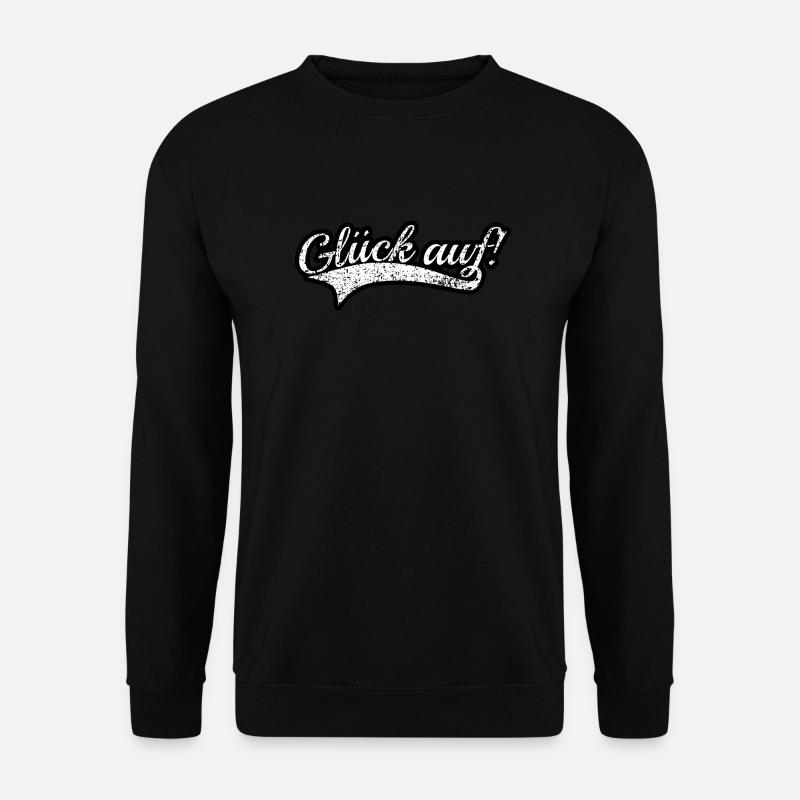 Glück auf - Unisex Pullover - Schwarz