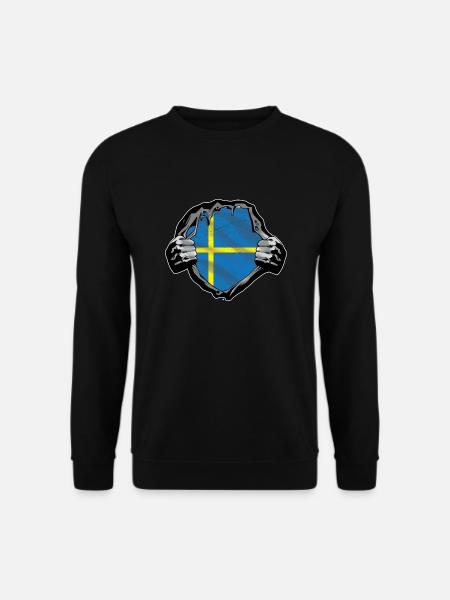 Sweden Design pour les fans de Suède - Sweat-shirt Unisexe - noir