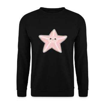 Starfish - Unisex Sweatshirt - black - Front - Alina (178cm) & Michal (187cm)