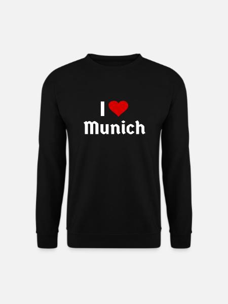 Ich liebe München Münchner Münchnerin - Unisex Pullover - Schwarz