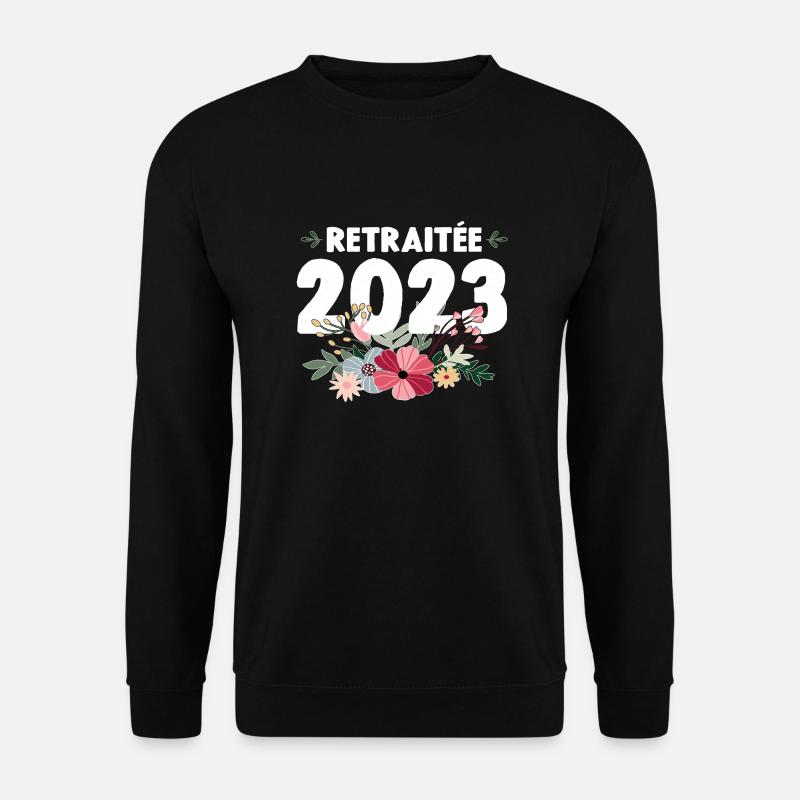 Retraitée 2023 - Sweat-shirt Unisexe - noir