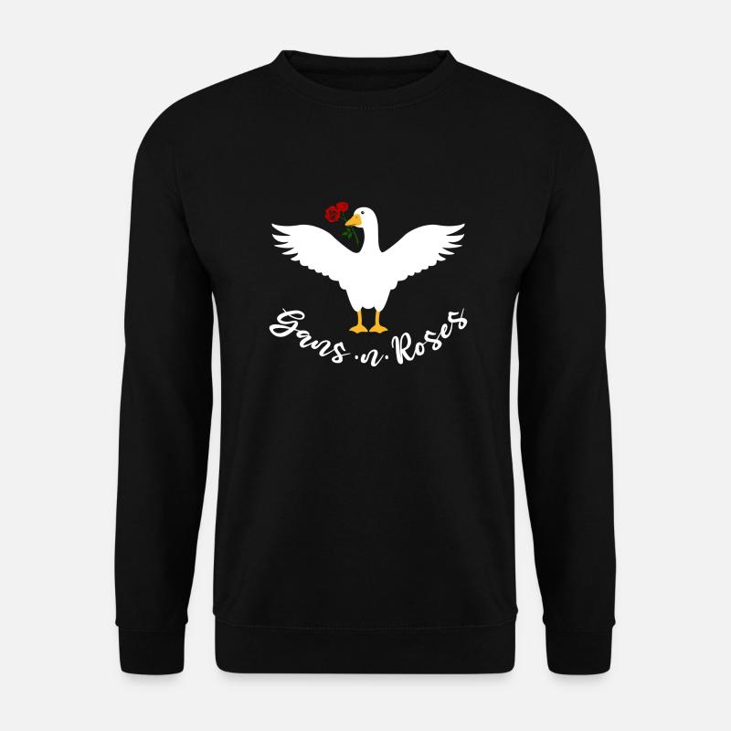 Gans n Roses - Unisex Pullover - Schwarz