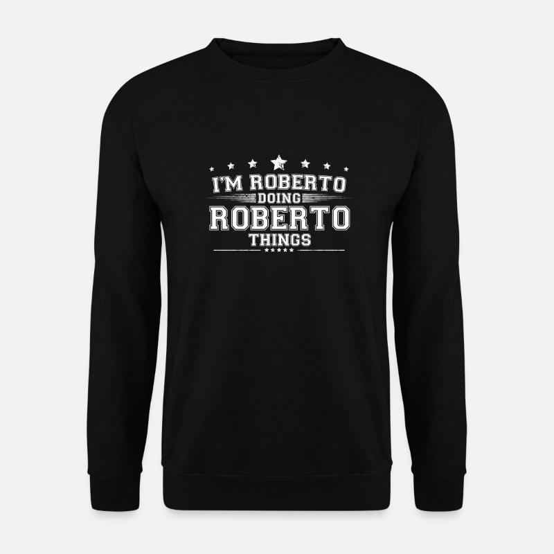 Roberto - Sweat-shirt Unisexe - noir