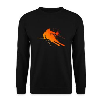 Freestyle Skier Skier Skiers Skiers - Unisex Sweatshirt - black - Front - Alina (178cm) & Michal (187cm)