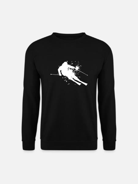 Freestyle Skiers Men Skiing Skiing Skiing - Unisex Sweatshirt - black