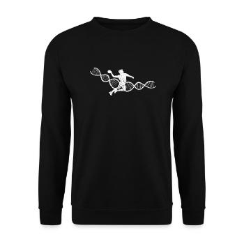 Handball Handball Team Handball Player Handball Player - Unisex Sweatshirt - black - Front - Alina (178cm) & Michal (187cm)