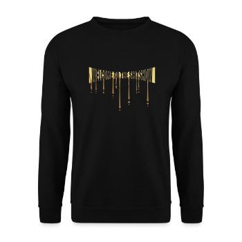 Graffti Shitshow Welcome - Unisex Pullover - Schwarz - Vorne - Alina (178cm) & Michal (187cm)