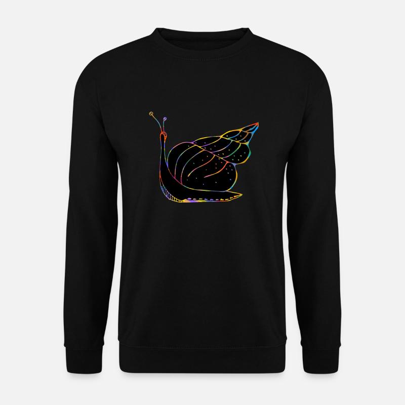 Schnecke - Unisex Pullover - Schwarz