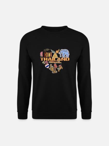 I love Thailand Emigration & Holidays - Unisex Sweatshirt - black