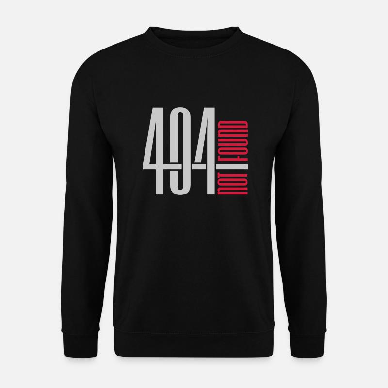 404 not found Error - Unisex Sweatshirt - black