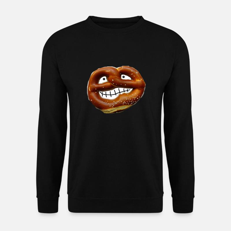 TOMZOFF Pretzel - Unisex Pullover - Schwarz
