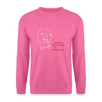 serait-ce - Sweat-shirt Unisexe - rose - Devant