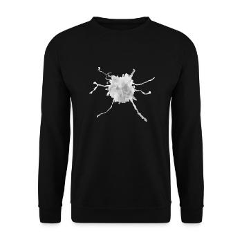 Birdshit - fientes d’oiseaux - Sweat-shirt Unisexe - noir - Devant - Alina (178cm) & Michal (187cm)