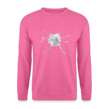 Birdshit - fientes d’oiseaux - Sweat-shirt Unisexe - rose - Devant