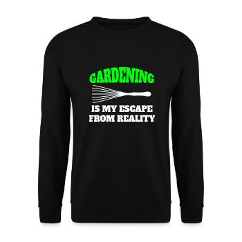 Garten Geschenk Obstgarten Gärtner Hobbygärtner - Unisex Pullover - Schwarz - Vorne - Alina (178cm) & Michal (187cm)