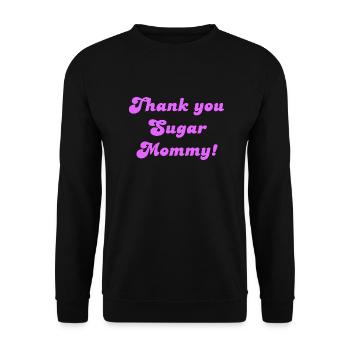 tusm - Unisex Pullover - Schwarz - Vorne - Alina (178cm) & Michal (187cm)
