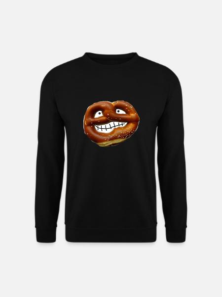 ZoffArt BREZEL - Unisex Pullover - Schwarz