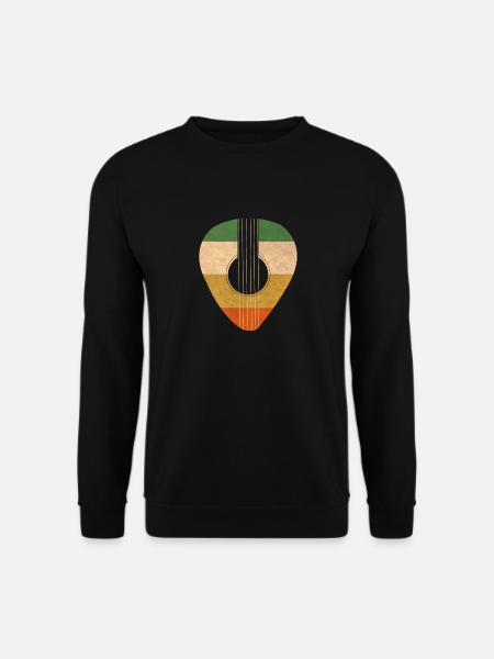 Guitar Plectron - Unisex Pullover - Schwarz