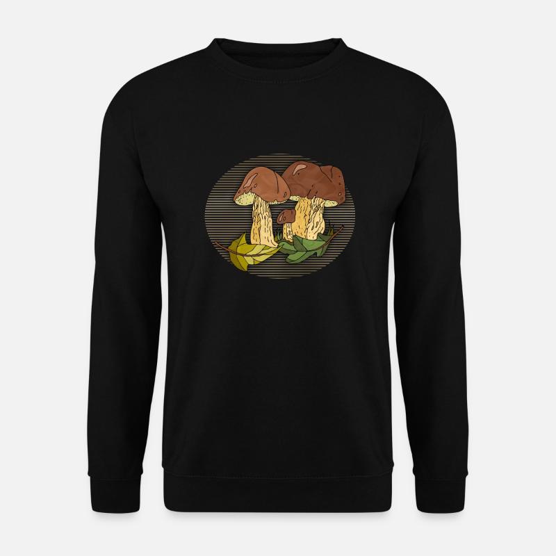 Pilze - Unisex Pullover - Schwarz