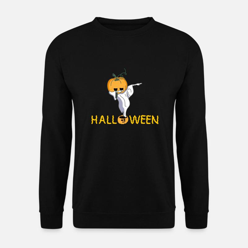 Fantôme de citrouille (b) - Sweat-shirt Unisexe - noir