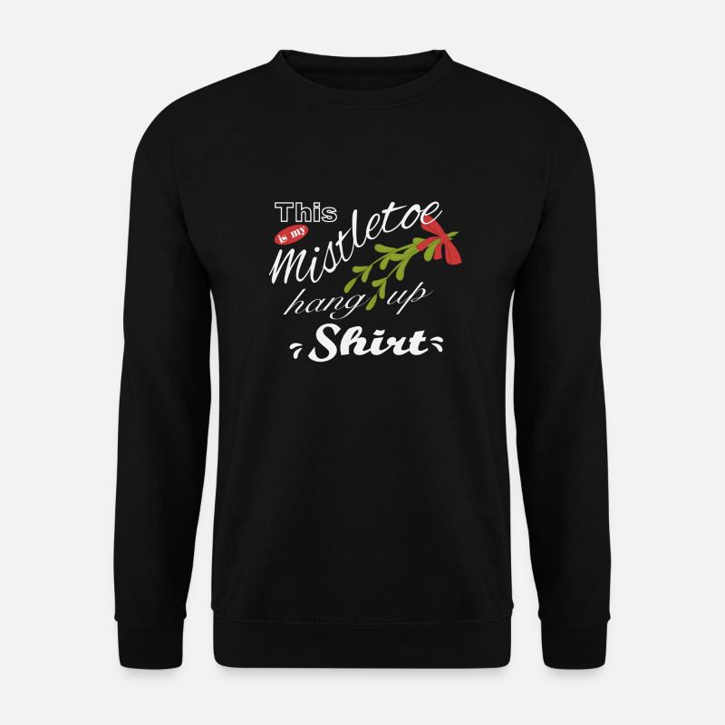 Chemise suspendue au gui - Sweat-shirt Unisexe - noir