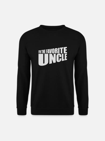 at The Favorite Uncle - Unisex Sweatshirt - black