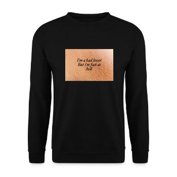 03DFE2D2 4E7E 4E8C 9B04 685491C9F258 Gänsehaut - Unisex Pullover - Schwarz - Vorne - Alina (178cm) & Michal (187cm)