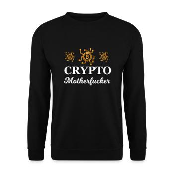 Crypto Bitcoin Trading - Sweat-shirt Unisexe - noir - Devant - Alina (178cm) & Michal (187cm)