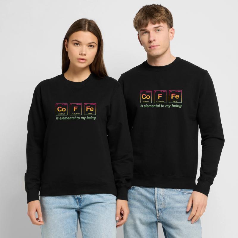 CAFÉ - avec des éléments du système persiode Sweat-shirt Unisexe