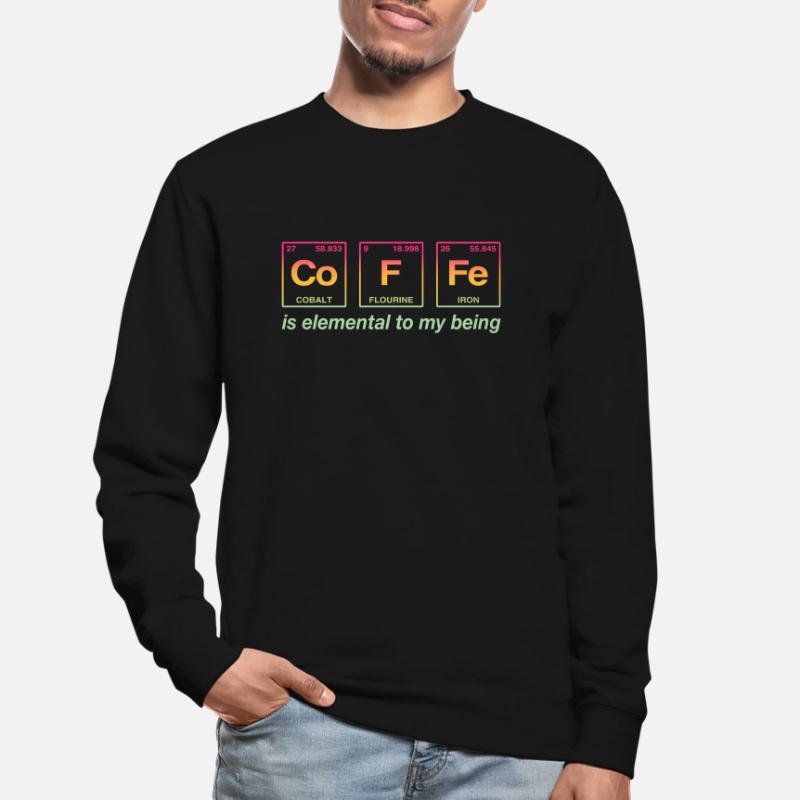 CAFÉ - avec des éléments du système persiode Sweat-shirt Unisexe