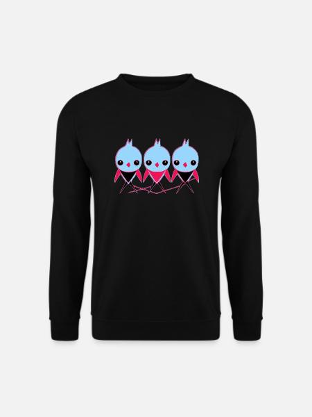 3 small birds - Unisex Sweatshirt - black