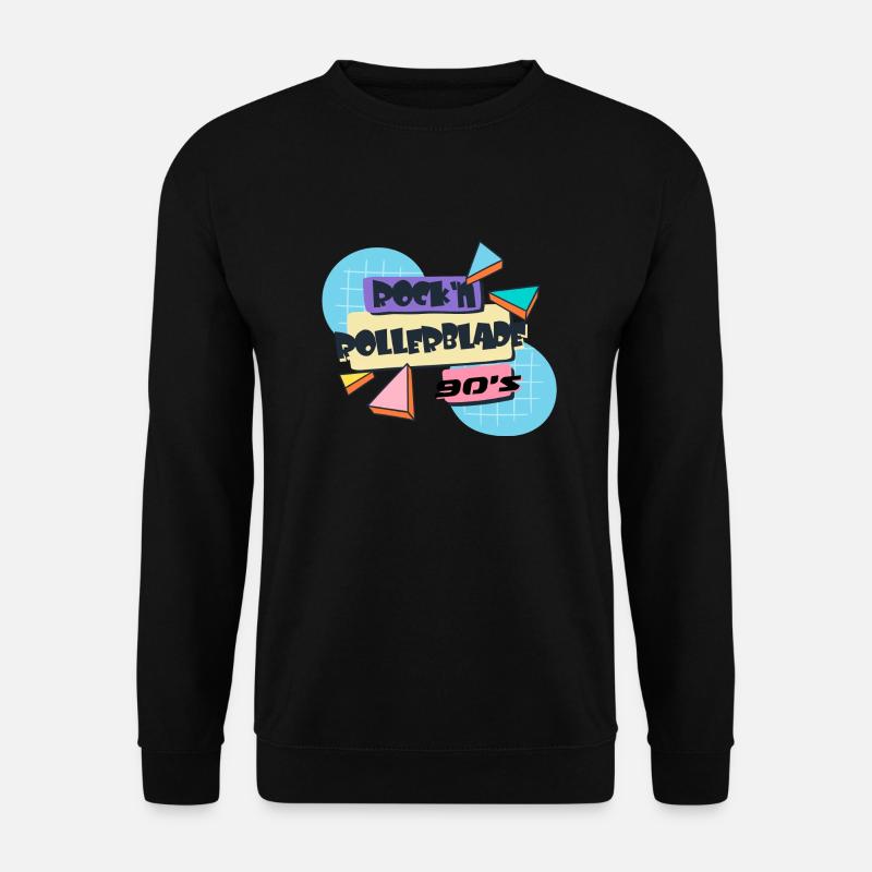 rock n rollerblade - Unisex Pullover - Schwarz