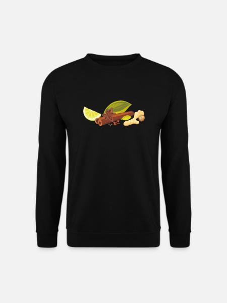 Spices for masala tea - Unisex Sweatshirt - black