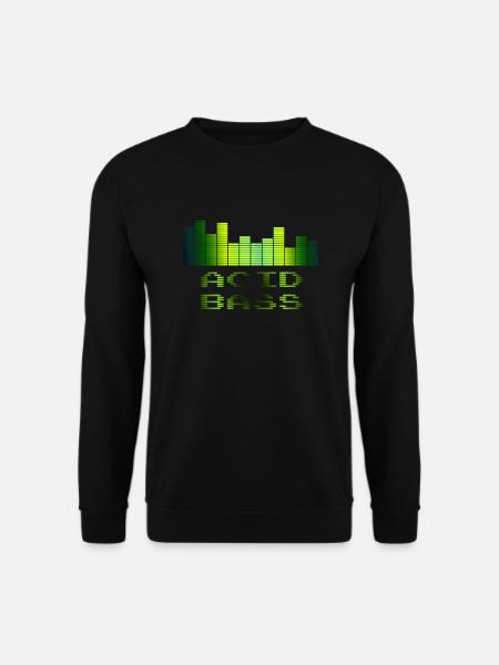 Acid Bass | Musik - Unisex Pullover - Schwarz