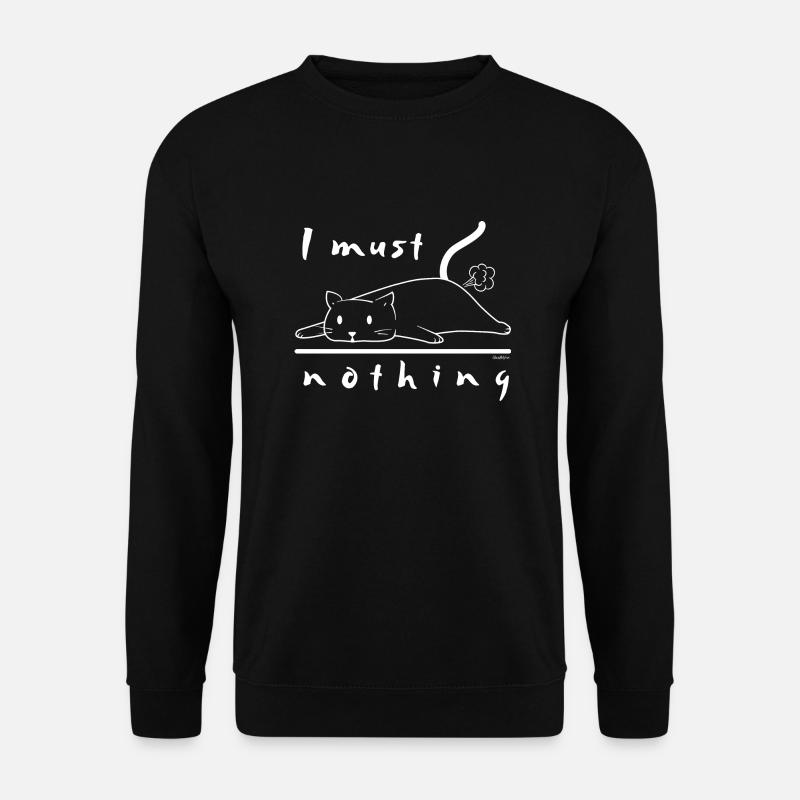 i must nothing - Unisex Sweatshirt - black
