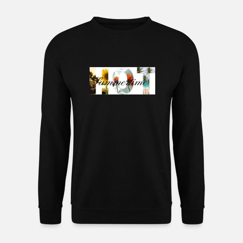 CHAUD Été - Sweat-shirt Unisexe - noir