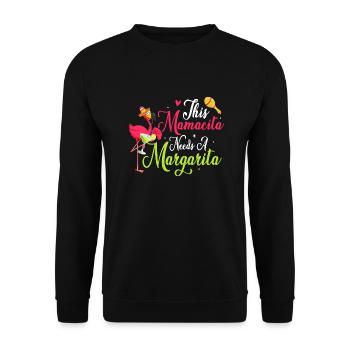 Cette mamacita a besoin d’une partie Margarita Cinco de Mayo - Sweat-shirt Unisexe - noir - Devant - Alina (178cm) & Michal (187cm)