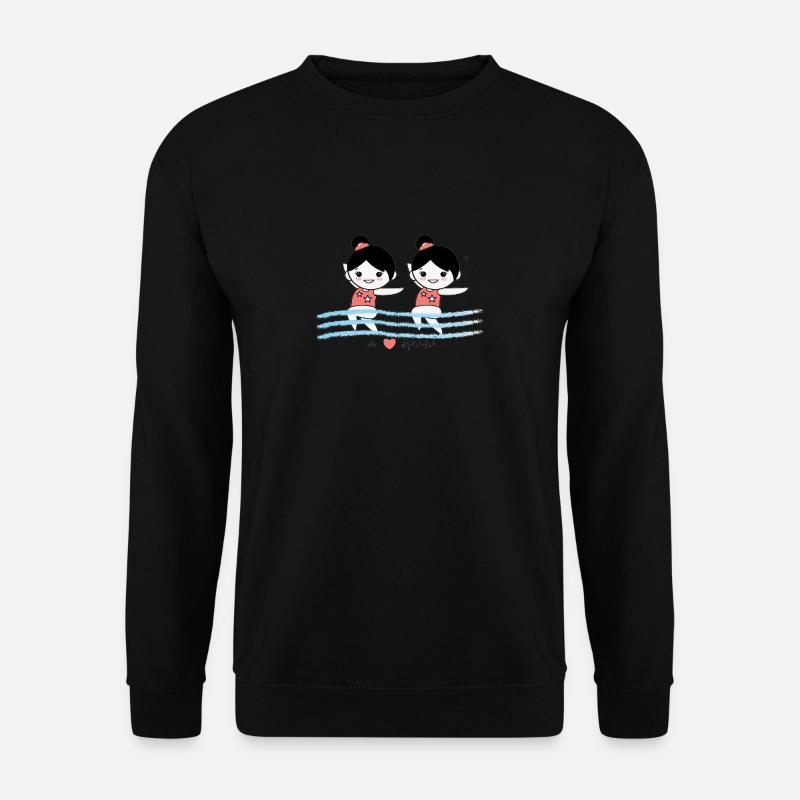 Kids in Synchro - Unisex Pullover - Schwarz