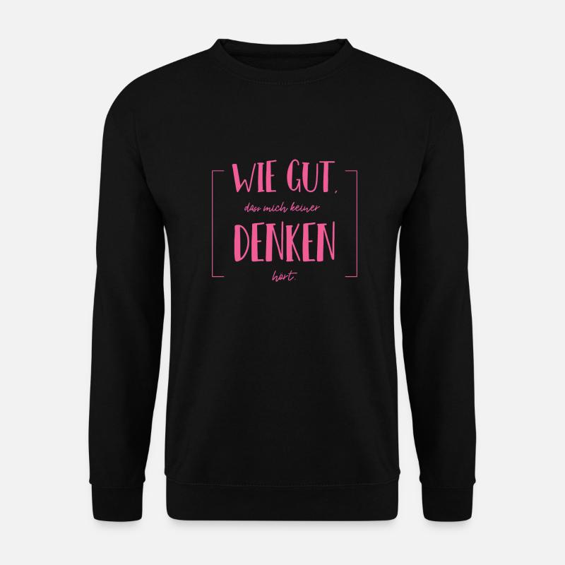 Gedankenhörer - Unisex Pullover - Schwarz