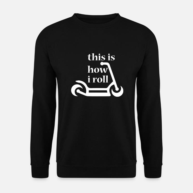 E-Scooter Scooter - Unisex Sweatshirt - black