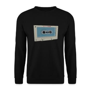 K7 Old School - Sweat-shirt Unisexe - noir - Devant - Alina (178cm) & Michal (187cm)