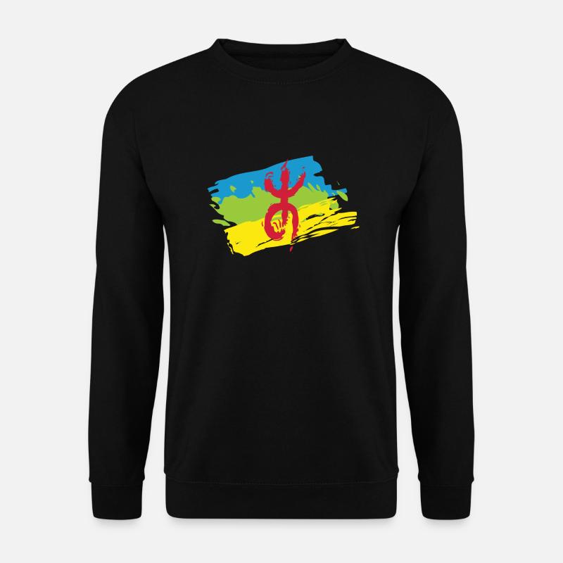 Z Imazighen (Amazigh flag) - Unisex Sweatshirt - black