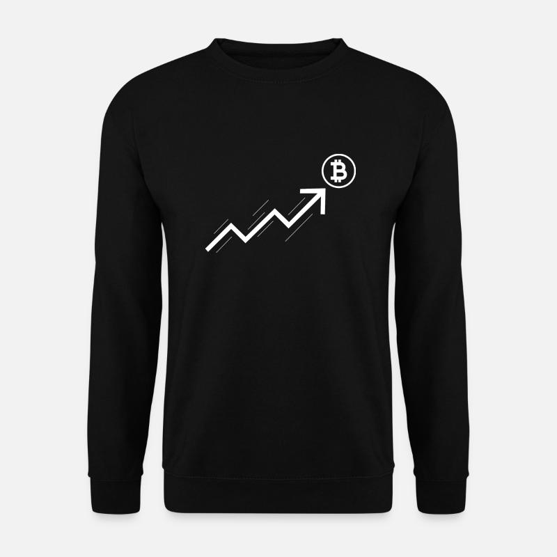 Trading de crypto-monnaies Bitcoin - Sweat-shirt Unisexe - noir