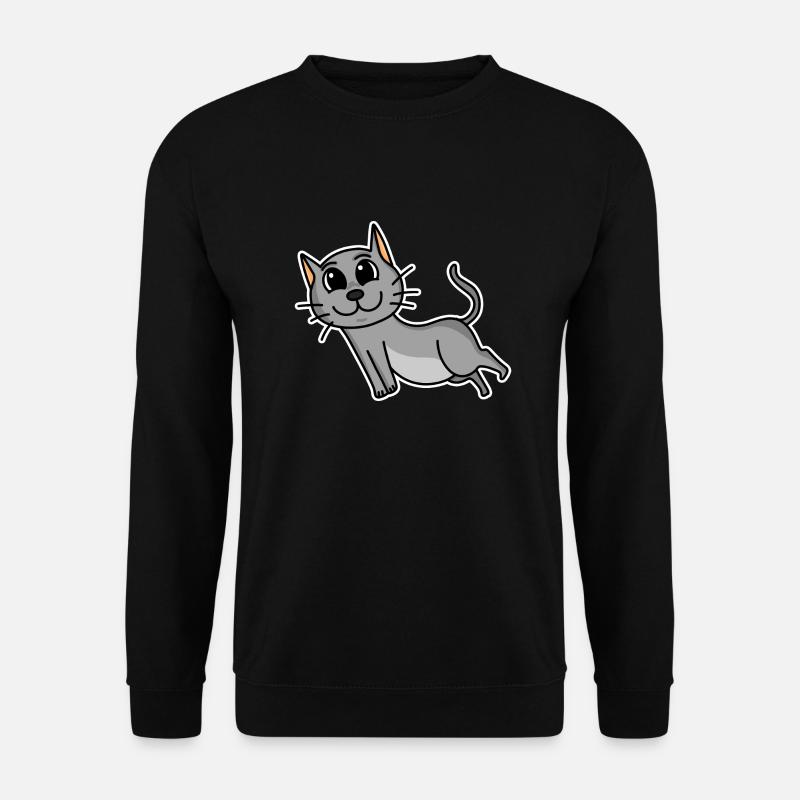 Chat - Sweat-shirt Unisexe - noir