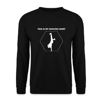 Dancing Dance Music - Unisex Sweatshirt - black - Front - Alina (178cm) & Michal (187cm)