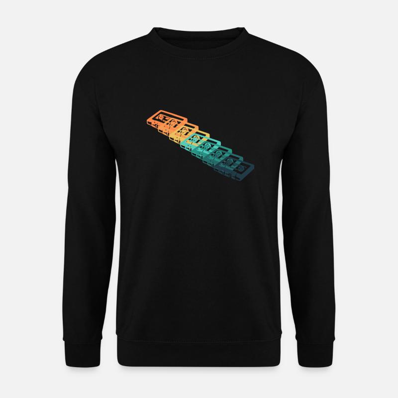 Cassette vintage - Sweat-shirt Unisexe - noir